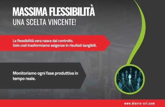 La massima flessibilità è il risultato di una filiera integrata, dove ogni fase – dal preventivo al prodotto finito – è connessa, controllata e ottimizzata.