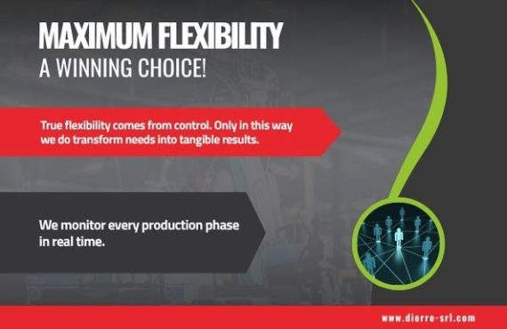 Maximum flexibility is the result of an integrated supply chain, where each phase – from the estimate to the finished product – is connected, controlled and optimized.