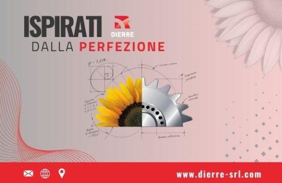 Girasole, simbolo di Dierre e della sua storia nella meccanica di precisione dal 1980